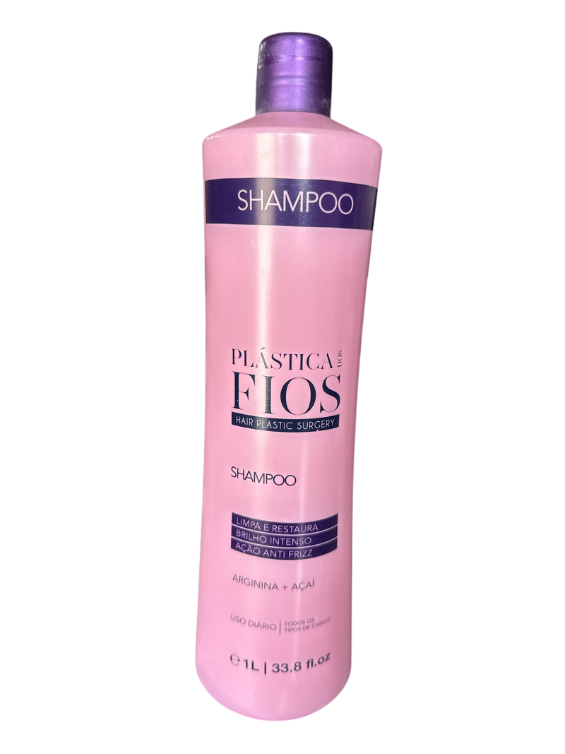 Cadiveu Plastica Dos Fios Plastic Surgery Shampoo For  Hair Restoration 34fl 0z 1000ml