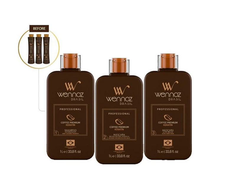 HONMA TOKYO COFFEE PREMIUM ALL LISS KIT LEVIGANTE PER CAPELLI 3 X 1000ml / 34fl.oz.