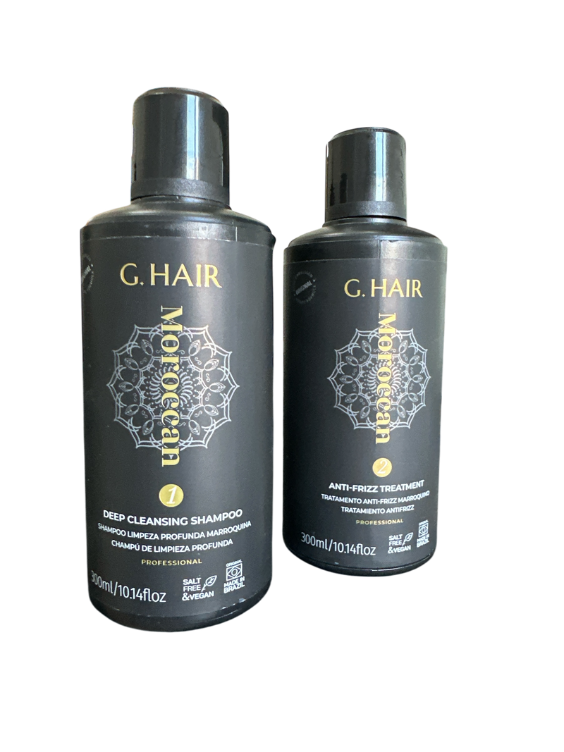 INOAR BRAZILIAN KERATIN MOROCCAN TREATMENT KIT 120ml (4.1z). FRAKTIONIERTER VERKAUF.