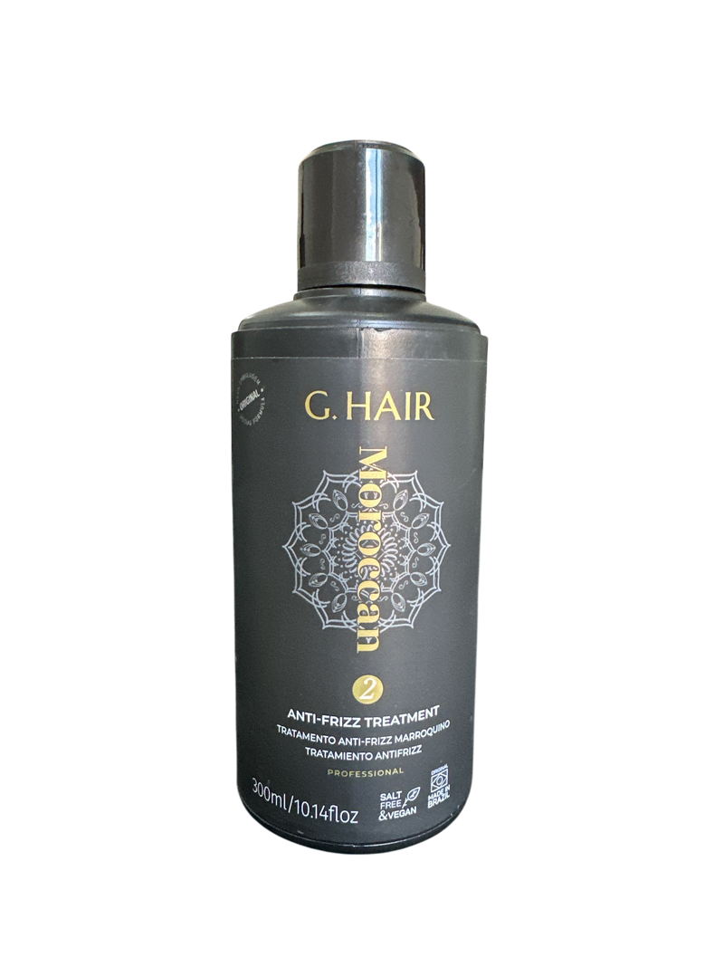 FORMULE DE CHEVEUX KERATIN G TRAITEMENT MAROCAIN ÉTAPE 2 FLACON UNIQUE (250ml) 8,4oz .