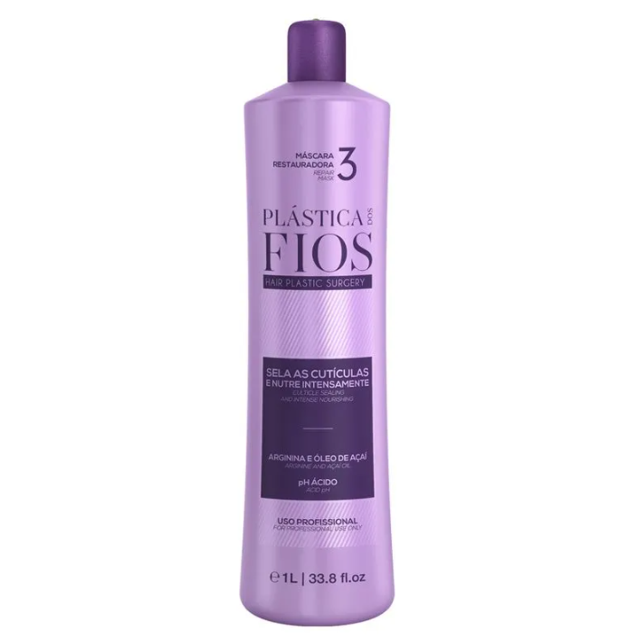 PLASTICA DOS FIOS HAIR RESTORE MASK STEP 3 -300ml