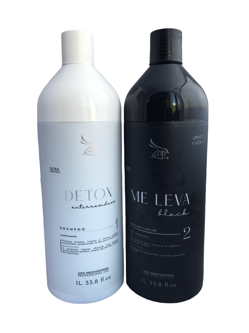 ZAP ME LEVA TRAITEMENT DES CHEVEUX SET 1000ml/33,8fl.Oz. - Keratinbeauty